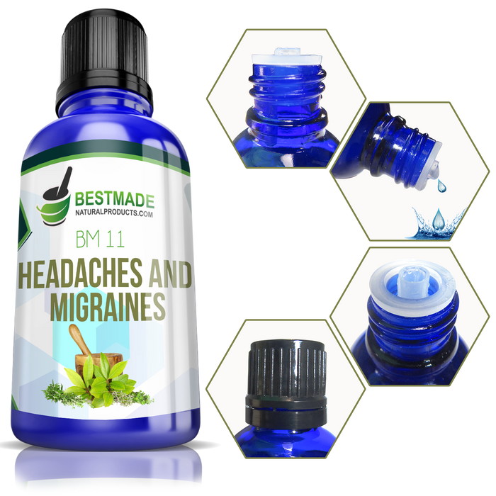 Natural Remedy for Headache and Migraines BM11 - Simple