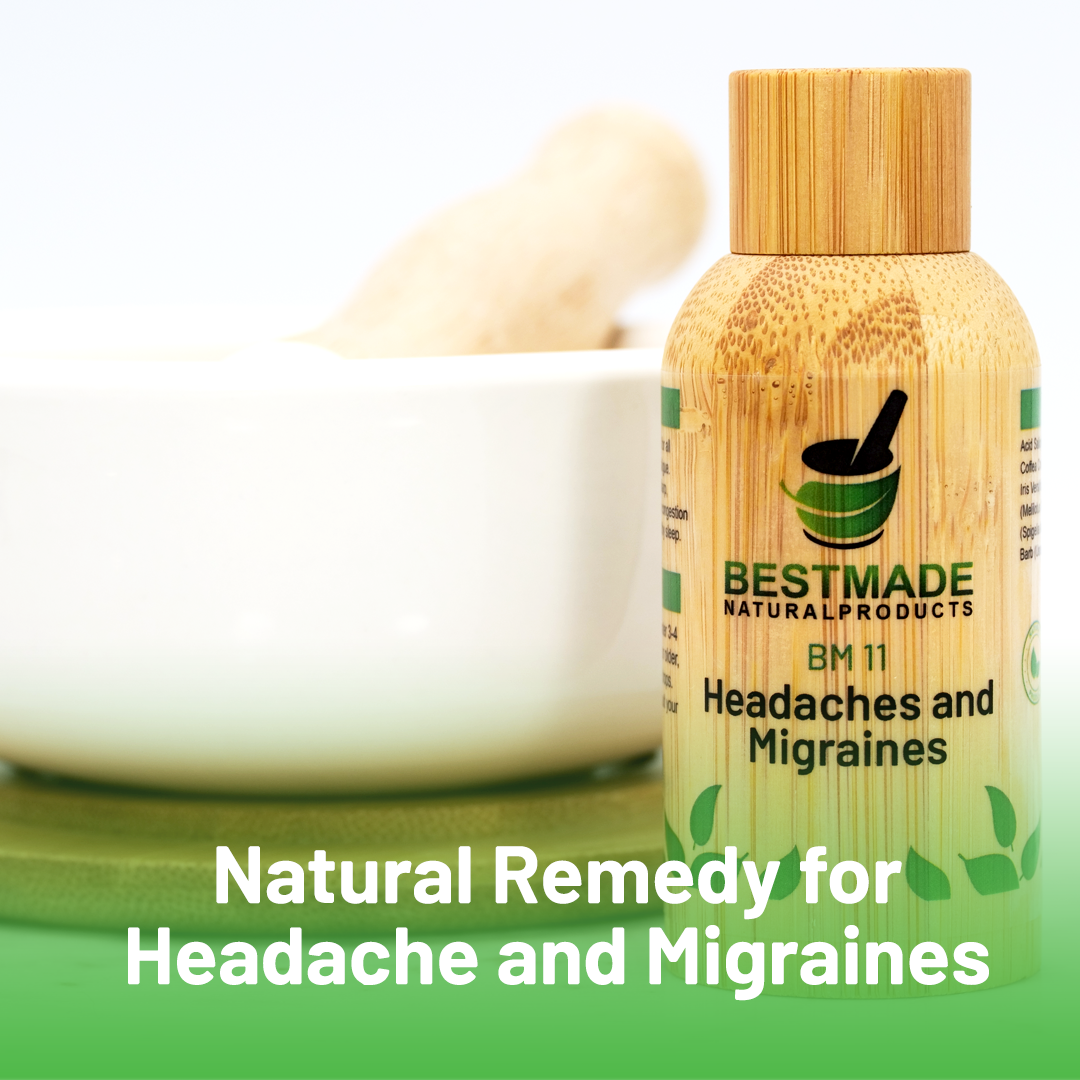 Natural Remedy for Headache and Migraines (BM11) Six Pack-