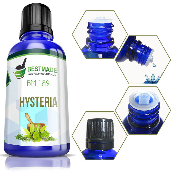 Natural Remedy for Hysteria (BM189) 30ml Six Pack- Save 50%