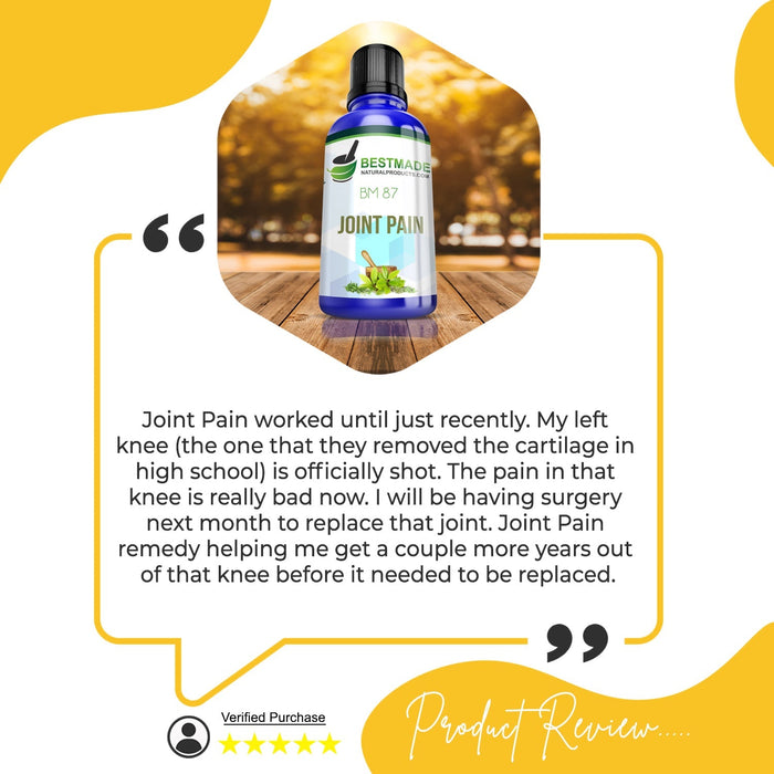 Natural Remedy for Joint Pain & Cramps 30ml - BM Products