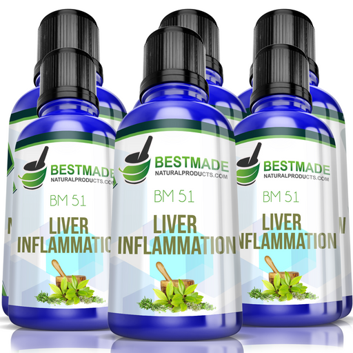 Natural Remedy for Liver Inflammation (BM51) Six Pack- Save