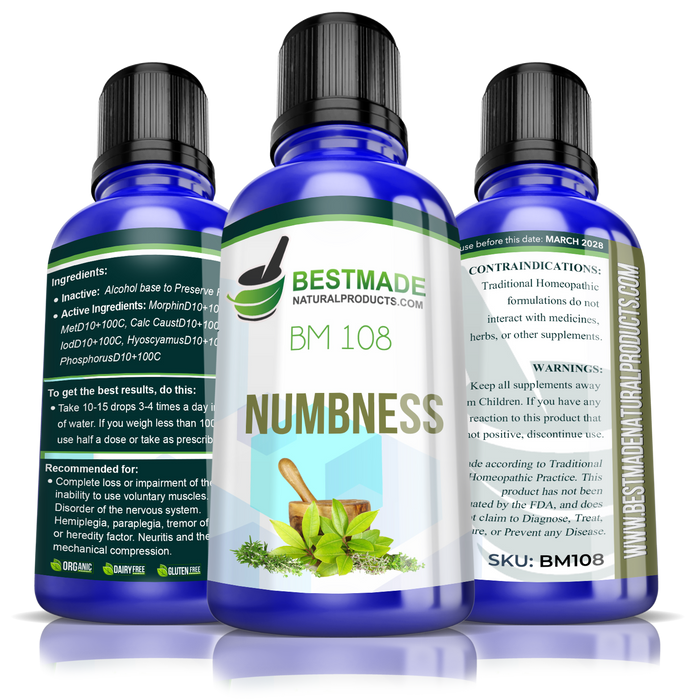 Natural Remedy for Muscle Numbness (BM108) - BM Products