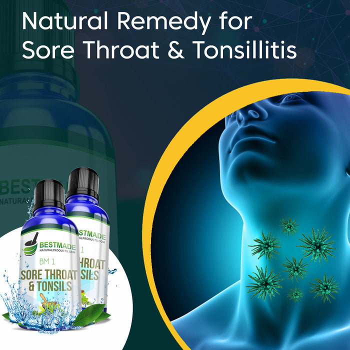 Natural Remedy for Sore Throat & Tonsillitis BM1 - Simple