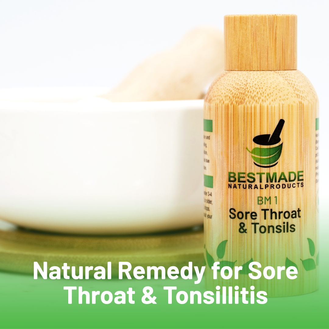 Natural Remedy for Sore Throat & Tonsillitis BM1 - Simple