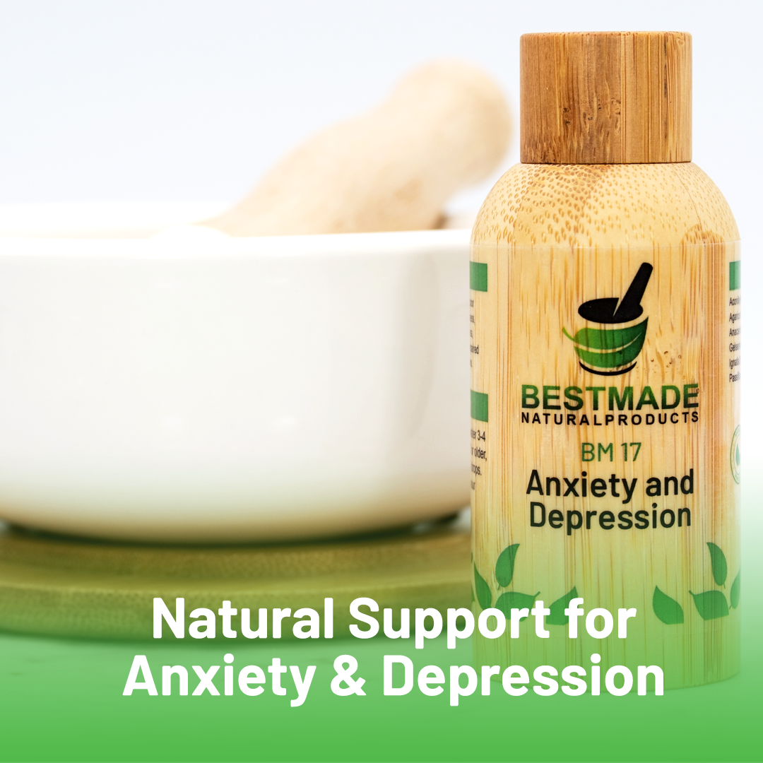 Natural Support for Anxiety & Depression BM17 (30ml) Six