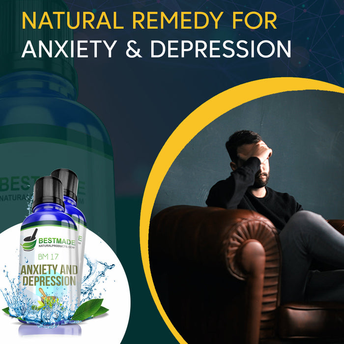 Natural Support for Anxiety & Depression BM17 (30ml) Triple