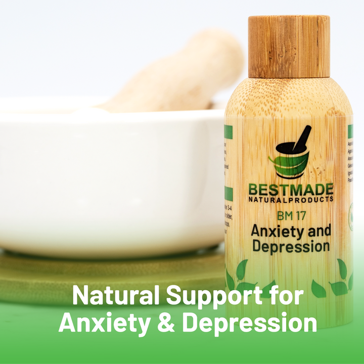 Natural Support for Anxiety & Depression BM17 (30ml) Triple