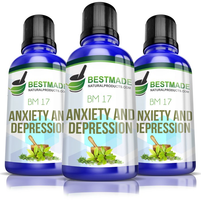 Natural Support for Anxiety & Depression BM17 (30ml) Triple