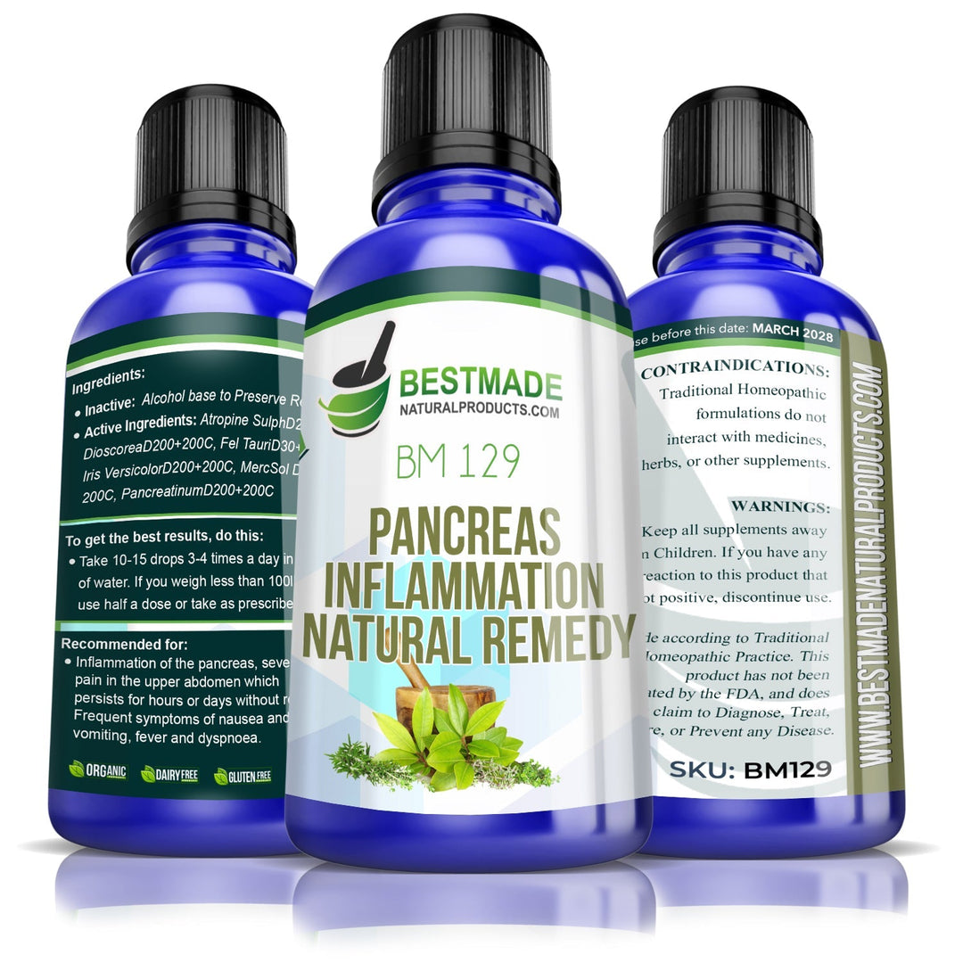 Pancreas Inflammation Natural Remedy (BM129) Six Pack- Save