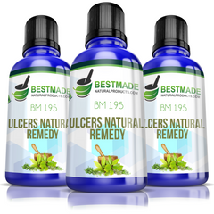 Peptic Ulcers Natural Remedy (BM195) 30ml Triple Pack- Save 30%