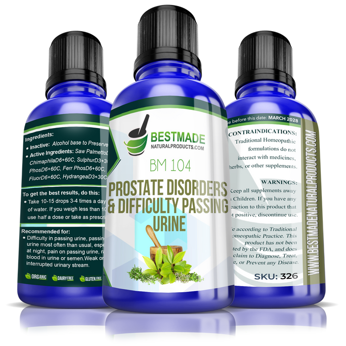 Prostate Disorders & Difficulty Passing Urine Natural Remedy