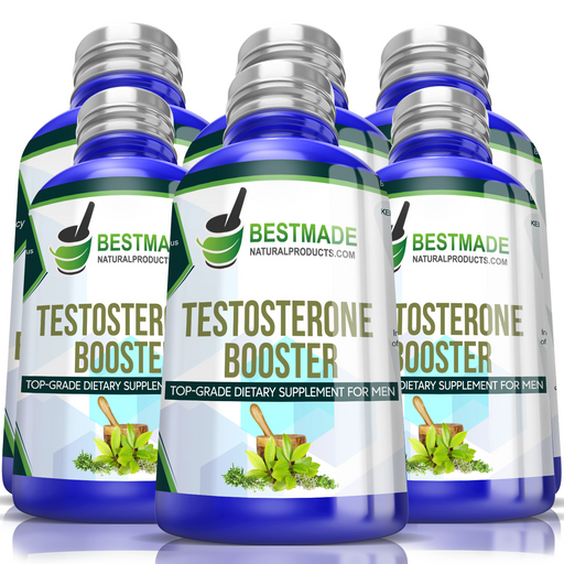 Testosterone Booster for Men 300 pellets Six Pack- Save 50%