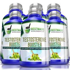 Testosterone Booster for Men, 300 pellets Six Pack- Save 50%