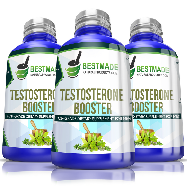 Testosterone Booster for Men 300 pellets Triple Pack- Save