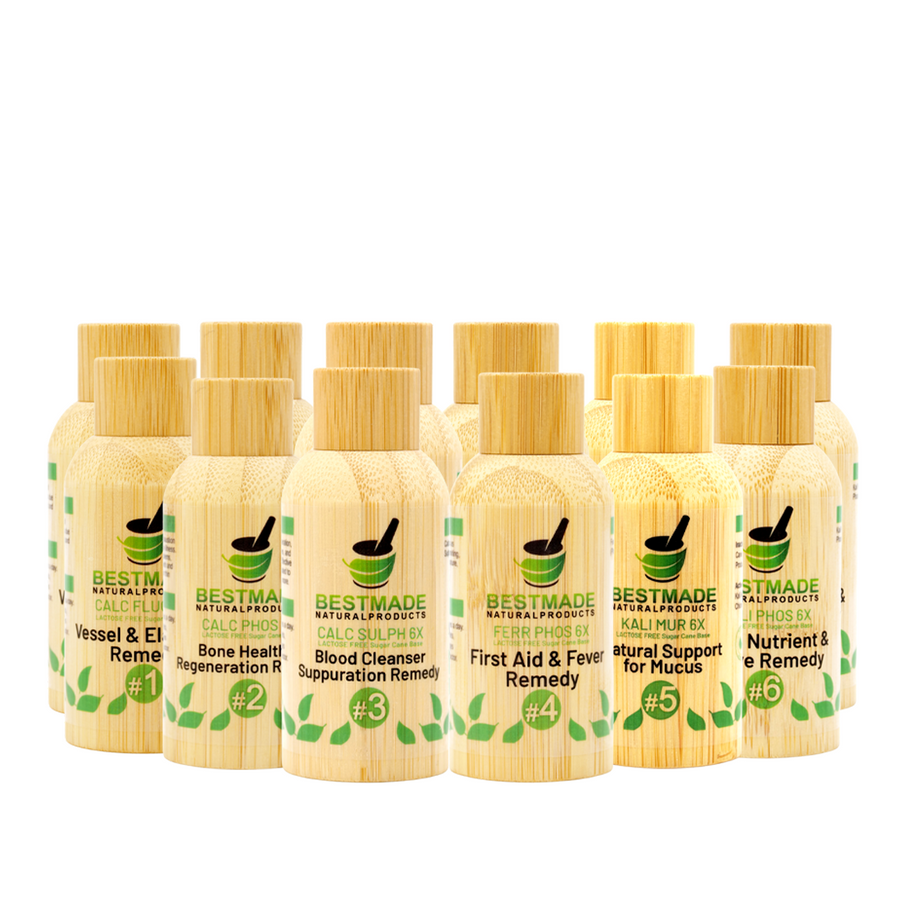 Tissue Cell Salt Kit Lactose Free VEGAN 12 Schussler Cell
