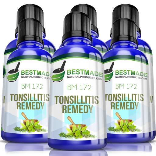 Tonsillitis All Natural Remedy (BM172) 30ml Six Pack- Save