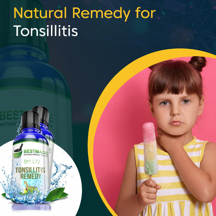 Tonsillitis All Natural Remedy (BM172) 30ml Triple Pack-