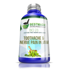 Toothache & Jaw Pain BIO23 Vegan &  Lactose-Free - Cell Salt Combination for Tooth Sensitivity and Oral Discomfort,  350 Pellets