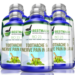 Toothache & Nerve Pain in Jaw Remedy Bio23 - Lactose Free Six Pack- Save 50%