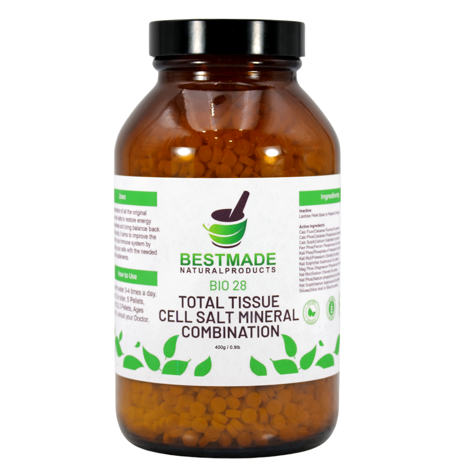 Total Tissue Cell Salt Mineral Combination Bio28 Pellets