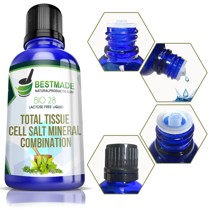 Total Tissue Cell Salt Mineral Combination Bio28 (Liquid)