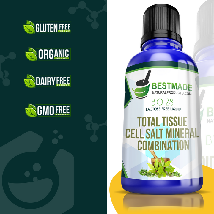 Total Tissue Cell Salt Mineral Combination Bio28 (Liquid)