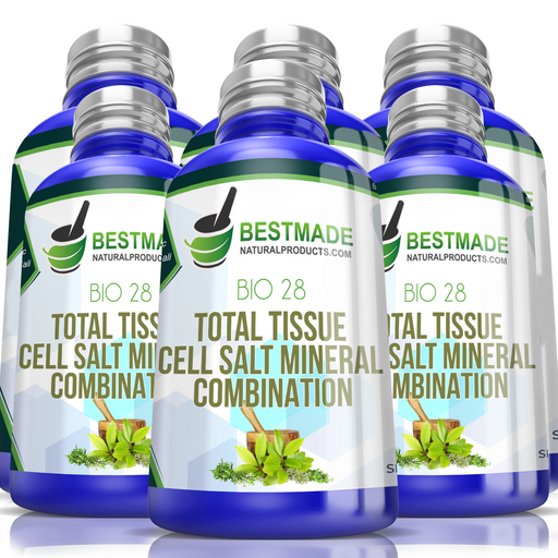 Total Tissue Cell Salt Mineral Combination Bio28 Six Pack-