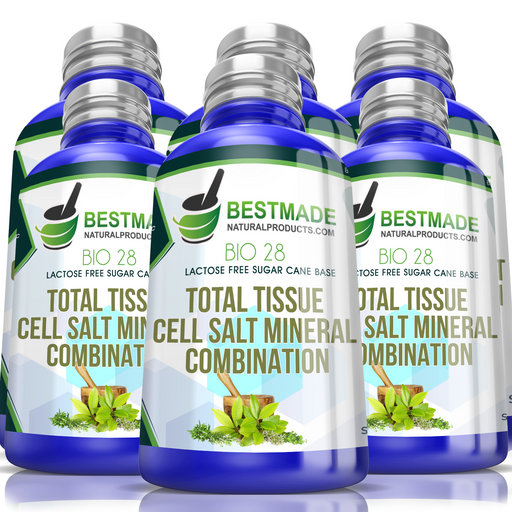 Total Tissue Cell Salt Mineral Combination Bio28 Six Pack-