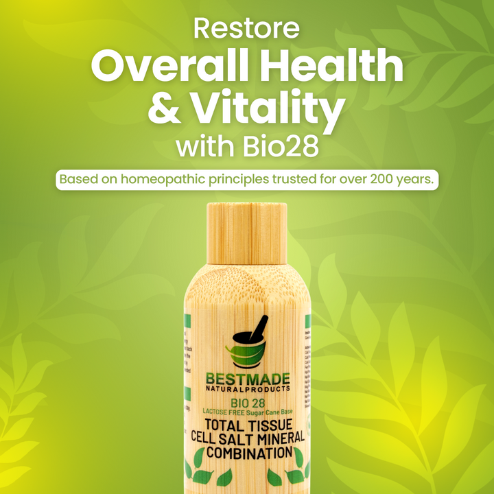 Total Tissue Cell Salt Mineral Combination Bio28 (Pellets