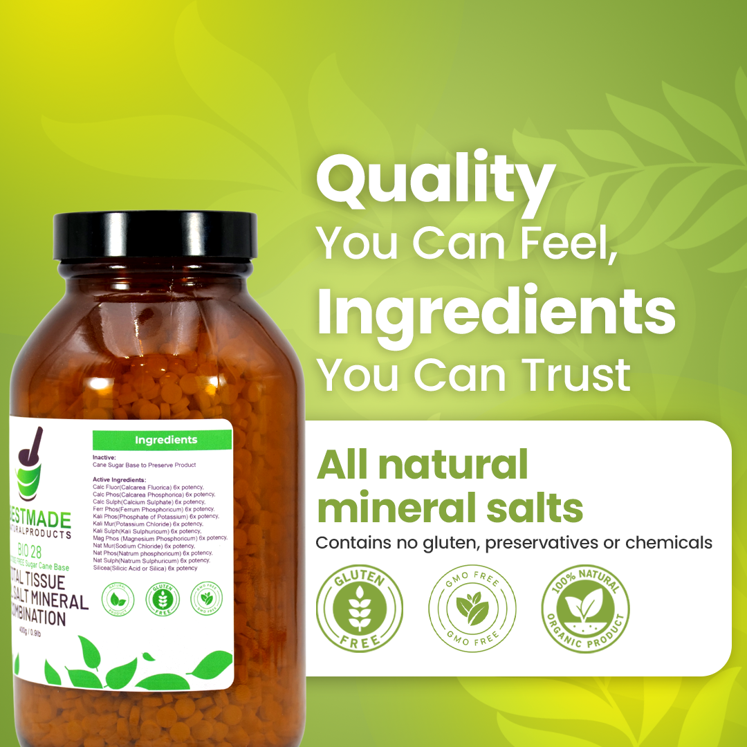 Total Tissue Cell Salt Mineral Combination BIO28