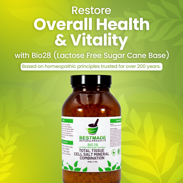 Total Tissue Cell Salt Mineral Combination BIO28