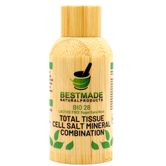 Total Tissue Cell Salt Mineral Combination, BIO28 Vegan & Lactose-Free - Helps Body Absorb Nutrients, Increases Energy Levels, Improves Sleep Patterns, and Restores Vitality | 350 Pellets