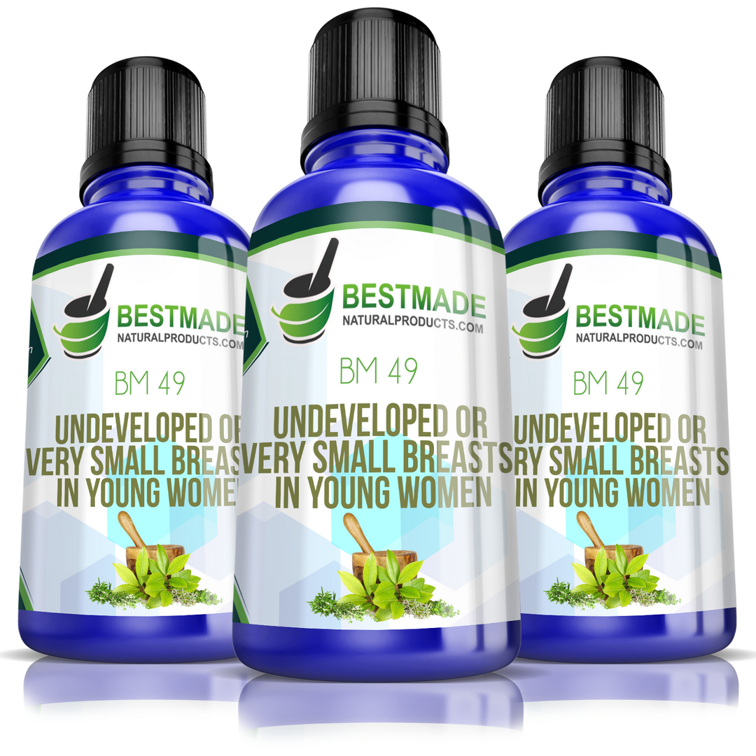 Undeveloped Breasts Natural Remedy (BM49) Triple Pack- Save