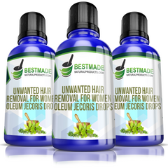 Unwanted Hair Removal For Women Oleum Jecoris Drops Triple Pack- Save 30%