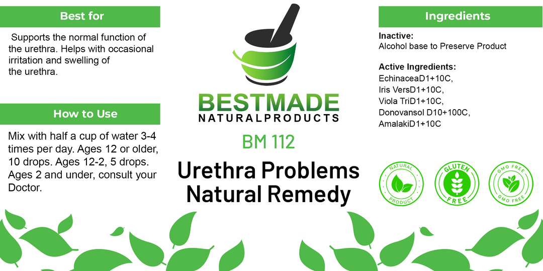 Urethra Inflammation Natural Remedy (BM112) - BM Products