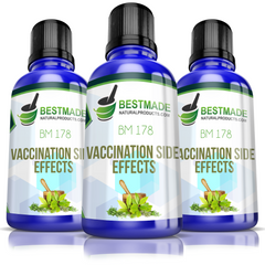 Vaccination Side Effects Natural Remedy (BM178) Triple Pack- Save 30%