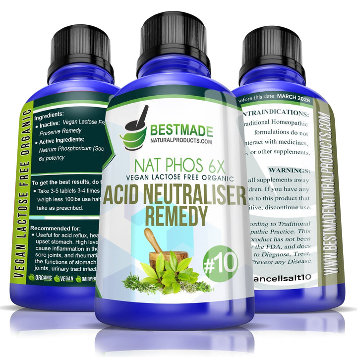 Vegan Lactose Free Organic Acid Neutralizer Remedy - Simple 