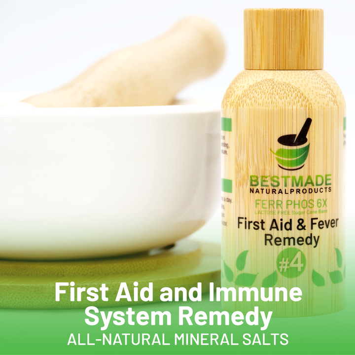 Vegan Lactose Free Organic First Aid and Fever Remedy Six