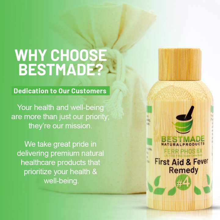 Vegan Lactose Free Organic First Aid and Fever Remedy