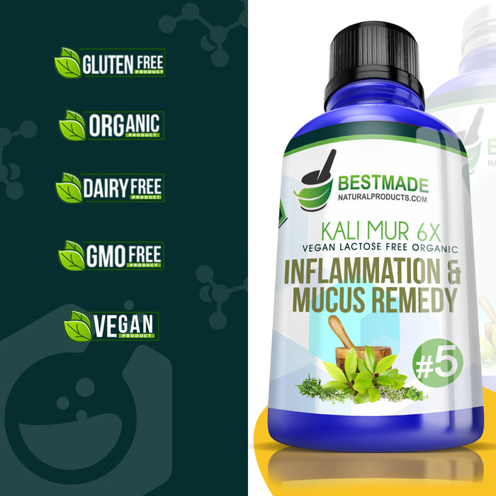 Vegan Lactose Free Organic Inflammation & Mucosa Remedy - 