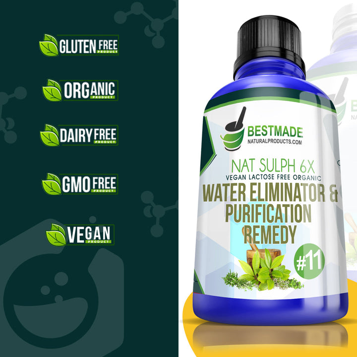 Vegan Lactose Free Organic Water Eliminator & Purification -