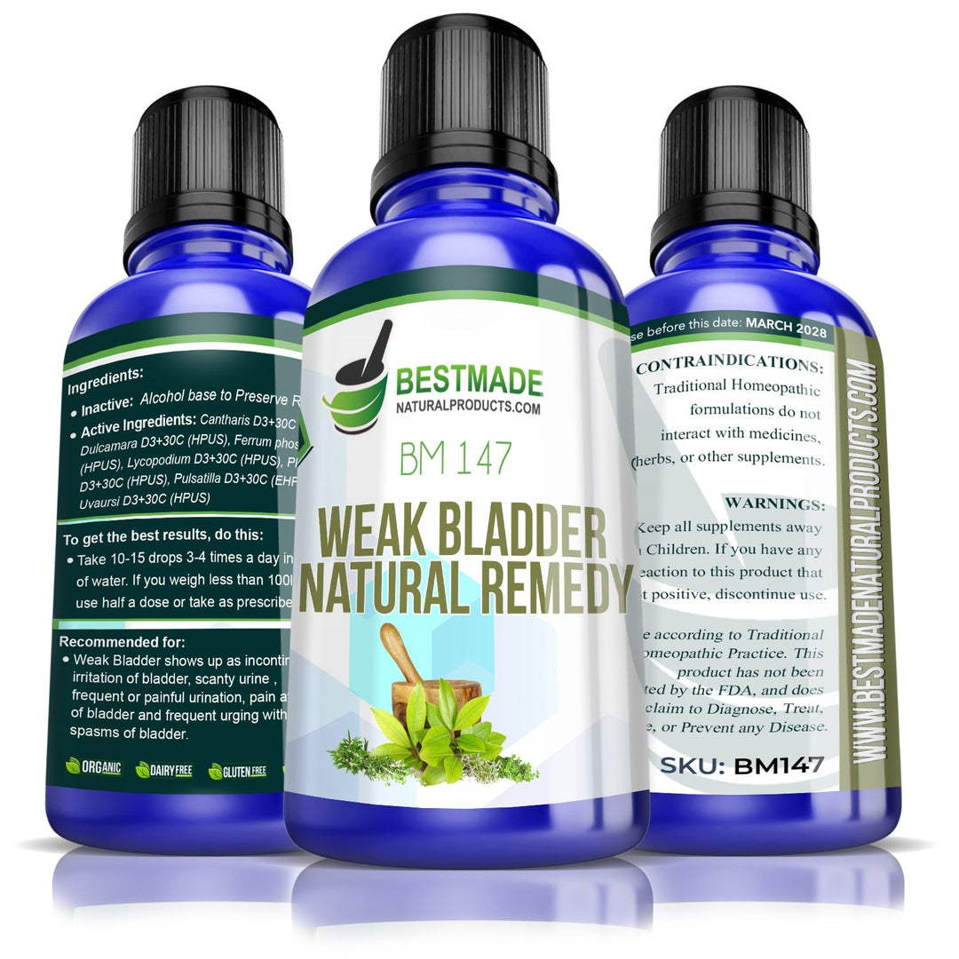 Weak Bladder Natural Remedy (BM147) 30ml - BM Products