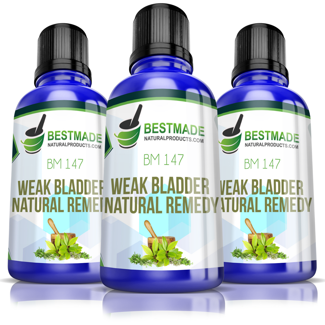 Weak Bladder Natural Remedy (BM147) 30ml Triple Pack - SAVE