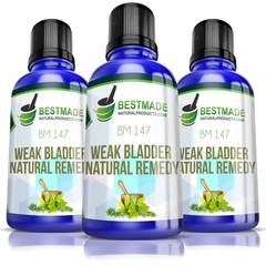 Weak Bladder Natural Remedy (BM147) 30ml Triple Pack - SAVE 30%