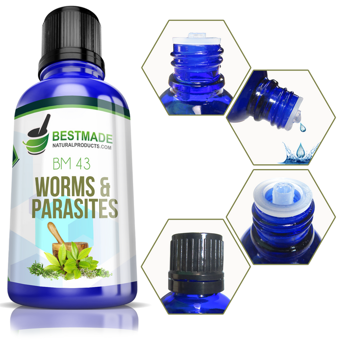 Worms & Parasites Remedy BM43 30-day Parasite Cleanse -
