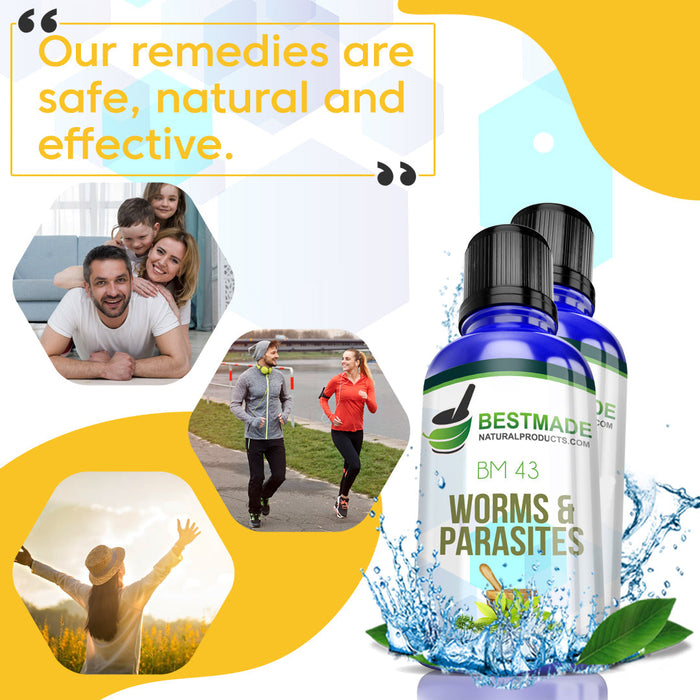 Worms & Parasites Remedy BM43 30-day Parasite Cleanse - 