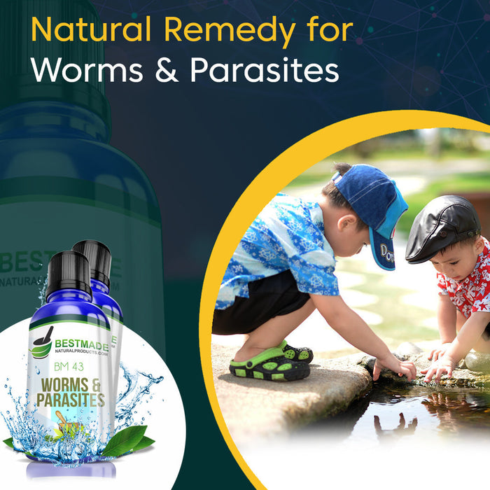 Worms & Parasites Remedy BM43 30-day Parasite Cleanse - 