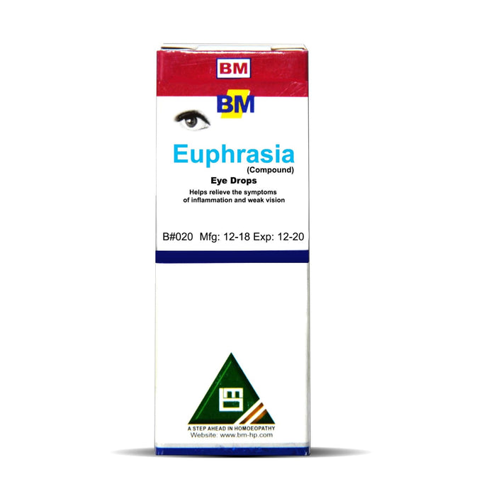Product image front of box for Euphrasia Eye Drops 15mL,