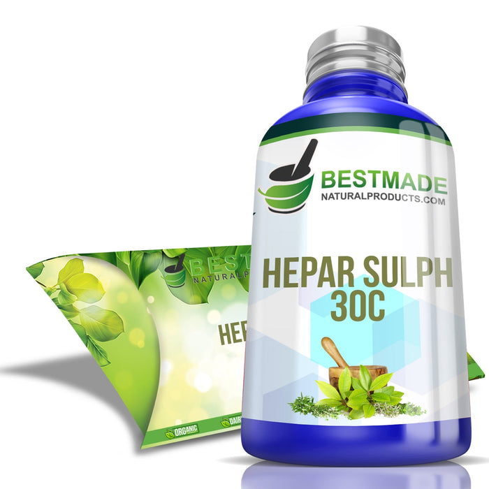 BestMade Natural Hepar Sulphuris Calcareum Pills for Gum 