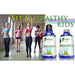 A lifestyle image of women exercising with product shot for Fit &amp; Healthy - Natural Weight Loss Program